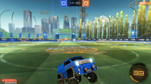  火箭联盟车球大战升级，空中特技决胜毫厘之间  